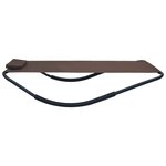 vidaXL Lit de jardin Marron 200x90 cm Acier