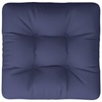 vidaXL Coussin de palette bleu marine 58x58x10 cm tissu oxford