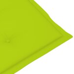 vidaXL Chaises pliables de jardin lot de 3 avec coussins Bois d'acacia