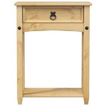 vidaXL Table console Corona 55x35x73 cm bois de pin massif