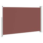 vidaXL Auvent latéral rétractable de patio 180x300 cm Marron