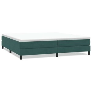 vidaXL Sommier à lattes de lit sans matelas vert foncé 200x210cm