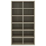 vidaXL Étagère à chaussures Chêne sonoma 54x34x100 5 cm