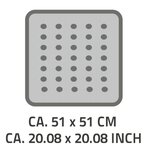 RIDDER Tapis de douche antidérapant Promo Gris