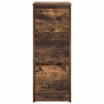 vidaXL Buffet chêne fumé 29 5x34x76 cm bois d'ingénierie