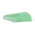 vidaXL Serre avec cadre en acier vert 120 m² 20x6x2 85 m