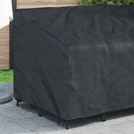 vidaXL Housse de banc de jardin 160 x 100 x 61 / 89 cm Tissu Oxford 210D