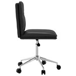 vidaXL Chaises à manger lot de 4 noir similicuir