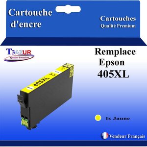 Cartouche compatible avec Epson 405 405 XL pour Epson Workforce Pro EC-C7000 Jaune