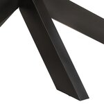 vidaXL Table à dîner ovale 200x100x75 cm Bois de récupération solide