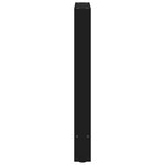vidaXL Pieds de table à manger Noir 2 pièces 60 x (72-73) cm Acier