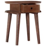 Vidaxl table de chevet 50 x 35 x 55 cm bois d'acacia massif