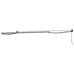 vidaXL Auvent Anthracite 4 ×3 m Métal