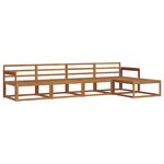 vidaXL Ensemble de canapés d'extérieur 5 pc Naturel