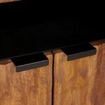 vidaXL Buffet avec stockage Finition Acacia Brun 60 x 33 x 75 cm