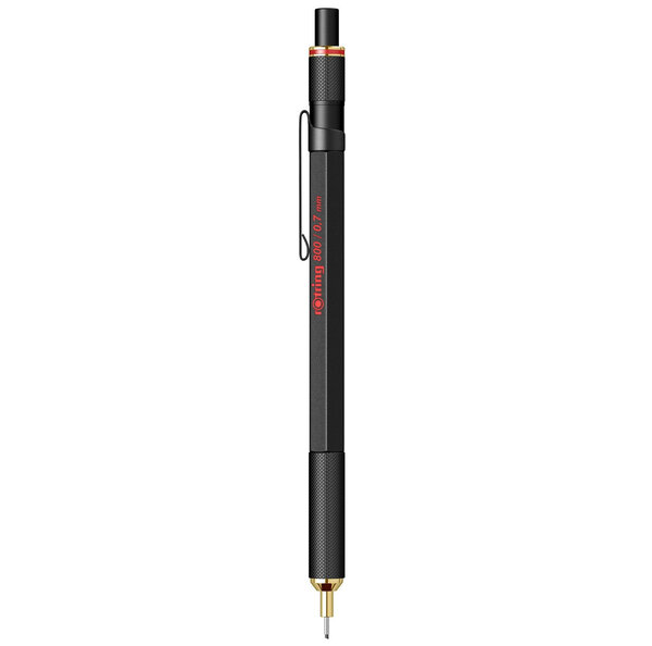 rOtring 800 Porte-mine  Noir  mécanique rétractable   0.7 mm