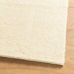 vidaXL Tapis doux à poils moyens et lavable HUARTE Crème 80 x 500 cm