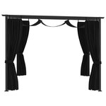 Vidaxl belvédère 4x3 m anthracite