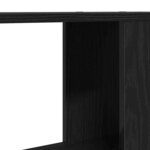 vidaXL Meuble TV chêne noir 60x24x32 cm bois d'ingénierie