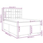 vidaXL Sommier à lattes de lit et matelas bleu 140x200 cm velours
