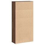 vidaXL Bibliothèque chêne marron 60x24x120 cm bois d'ingénierie