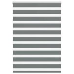 vidaXL Store zèbre gris foncé largeur du tissu 100 9 cm polyester