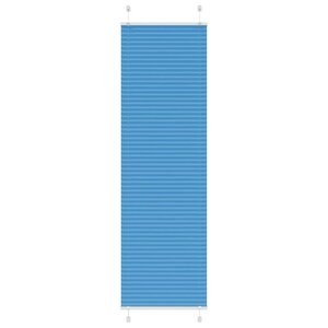 vidaXL Store plissé bleu 60x200 cm largeur du tissu 59 4 cm polyester