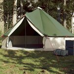 vidaXL Tente familiale tipi 6 personnes vert imperméable