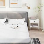 vidaXL Protège-matelas blanc 120x220 cm imperméable
