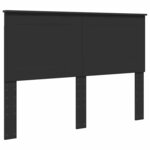 vidaXL Tête de lit Chêne noir 160 cm Bois d'ingénierie
