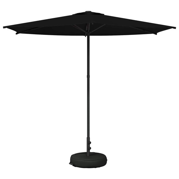 vidaXL Parasol de jardin 270 x 270 cm Polyester Rectangulaire Noir