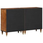 vidaXL Buffet avec tiroir 2 Pièces marron miel 60 x 33.5 x 75 cm