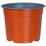 vidaXL Pot à fleurs 100 Pièces Céramique Ø 15 x 12 5 cm Plastique