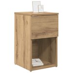 vidaXL Armoire de lit 2 pièces Chêne artisanal 29 x 31 5 x 49 cm