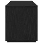 vidaXL Meuble TV Chêne noir 120 x 30 x 40 5 cm Bois d'ingénierie