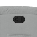 vidaXL Fauteuil inclinable en tissu gris clair