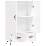 vidaXL Buffet haut blanc 69 5x31x115 cm bois d'ingénierie