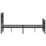 vidaXL Cadre de lit sans matelas chêne marron 120x200 cm