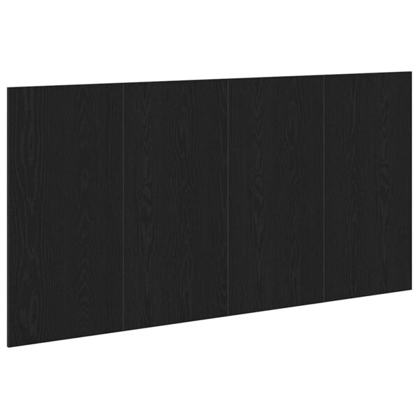 vidaXL Tête de lit Chêne noir 160 x 1 5 x 80 cm Bois d'ingénierie