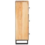vidaXL Haut Armoire Marron 40 x 33 x 110 cm Bois de mangue massif