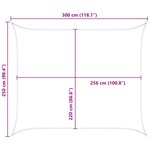 vidaXL Voile d'ombre Jaune et blanc 2 5 x 3 m 100   polyester Oxford