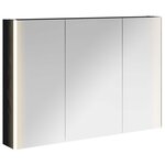 vidaXL Armoire Miroir de Salle de Bain Chêne noir 103 5 x 15 5 x 70 cm