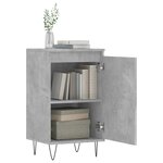 vidaXL Buffet gris béton 40x35x70 cm bois d'ingénierie
