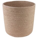 vidaXL Ensemble de Pots à Plantes 2 Pièces Naturel Ø 28 x 28 cm