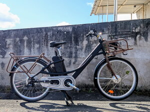 Vélo électrique du facteur  reconditionné - Taille normale - Noir / Marron
