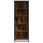vidaXL Bibliothèque chêne fumé 60x35x170 5 cm bois d'ingénierie