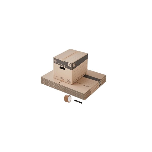 Pack and Move - Kit déménagement standard + 1 adhésif et marqueur offert