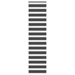 vidaXL Store zèbre noir 65x200 cm largeur du tissu 60 9 cm polyester