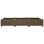 vidaXL Lit surélevé 120x40x23 cm Polypropylène