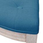 vidaXL Banc Bleu 81 5x41x49 cm Velours